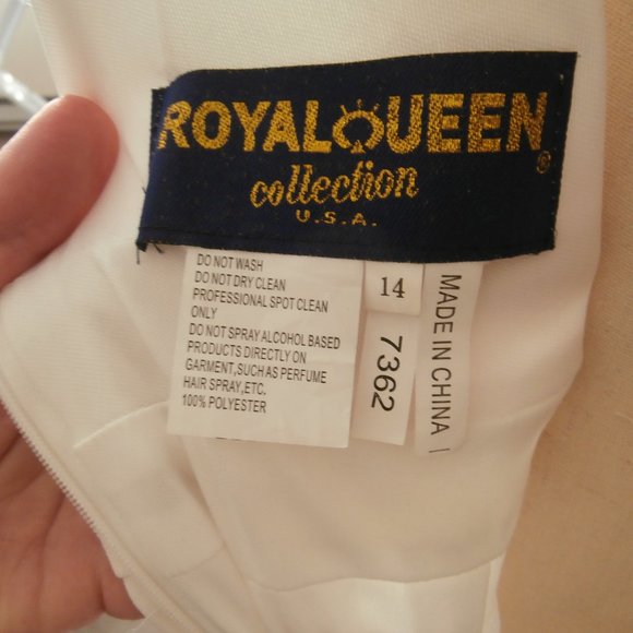 Jovani inspired pageant prom gown with train 12 - Picture 4 of 5